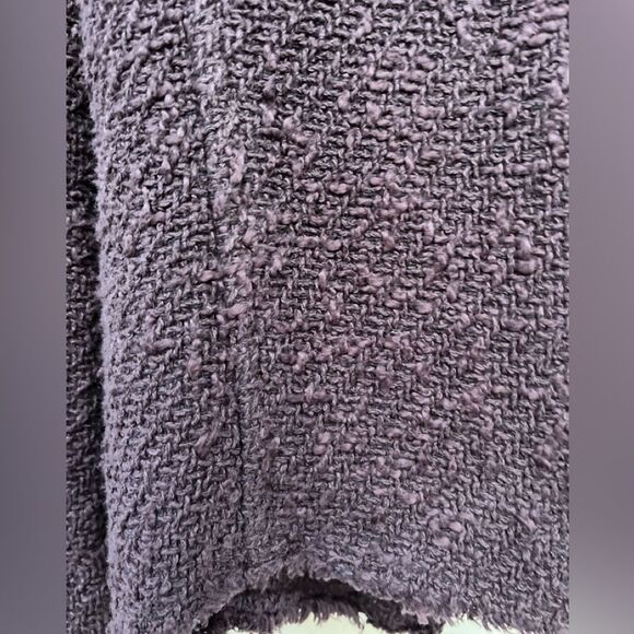 IRO Rich Chocolate/Purple/Mauve Tweed Cropped Jacket/Sweater, Size 36 (US S) - Picture 13 of 14